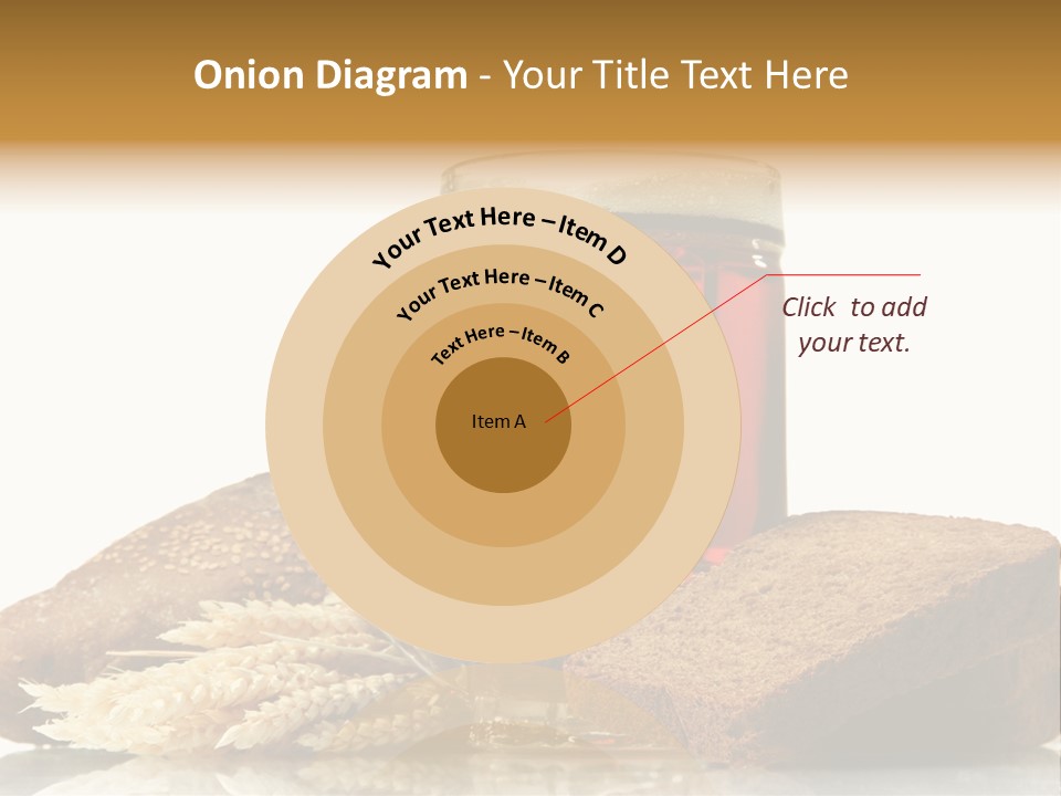 Bubble Brewery Glass PowerPoint Template