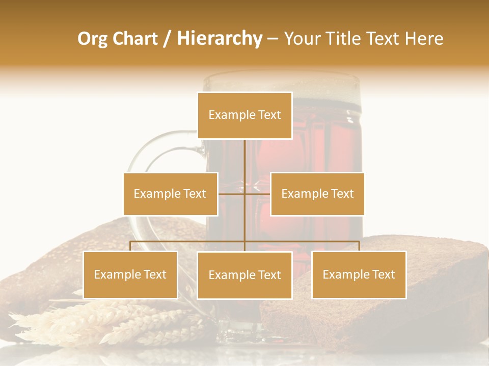 Bubble Brewery Glass PowerPoint Template