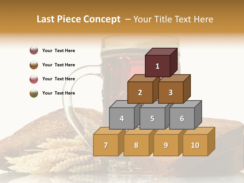 Bubble Brewery Glass PowerPoint Template