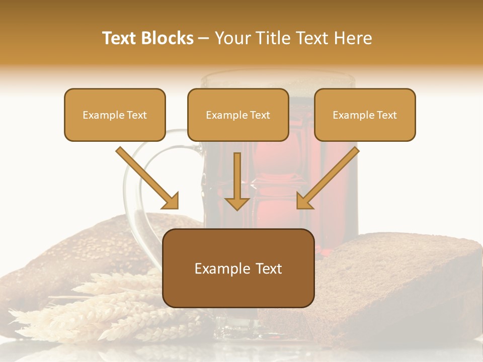 Bubble Brewery Glass PowerPoint Template