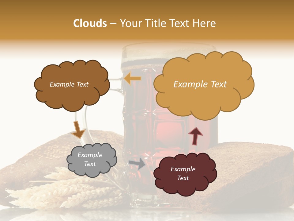 Bubble Brewery Glass PowerPoint Template
