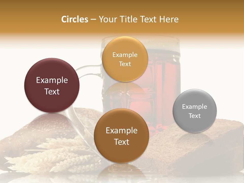Bubble Brewery Glass PowerPoint Template