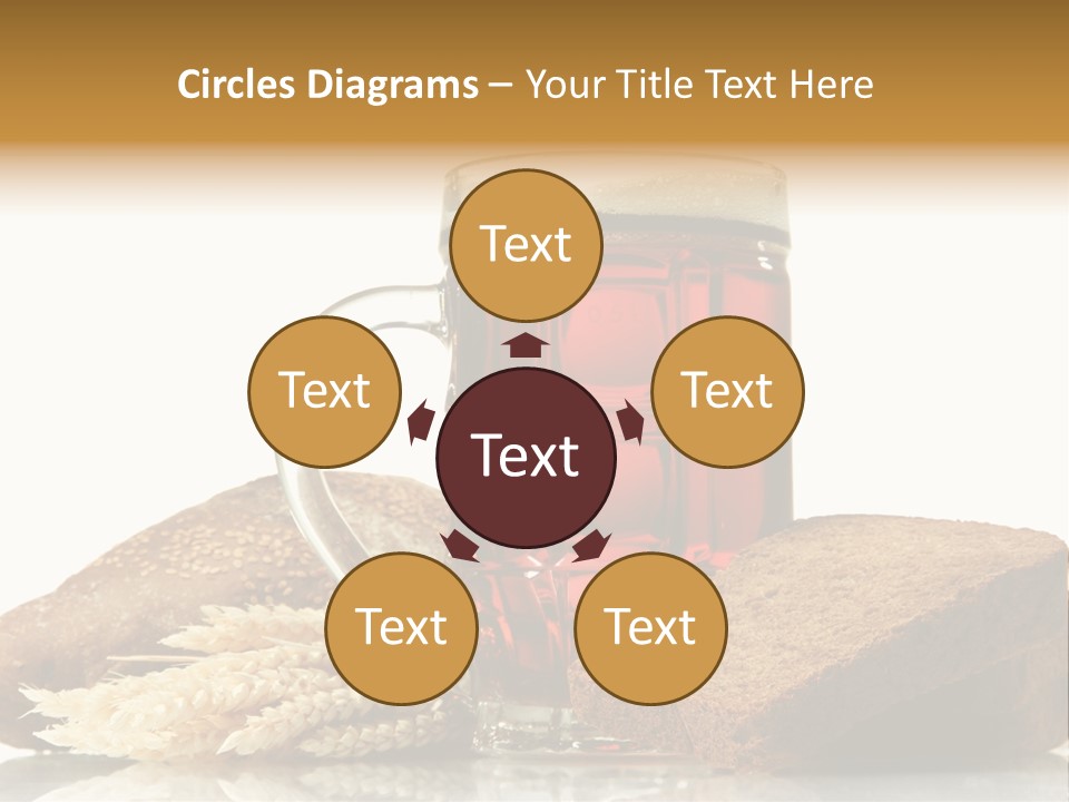 Bubble Brewery Glass PowerPoint Template