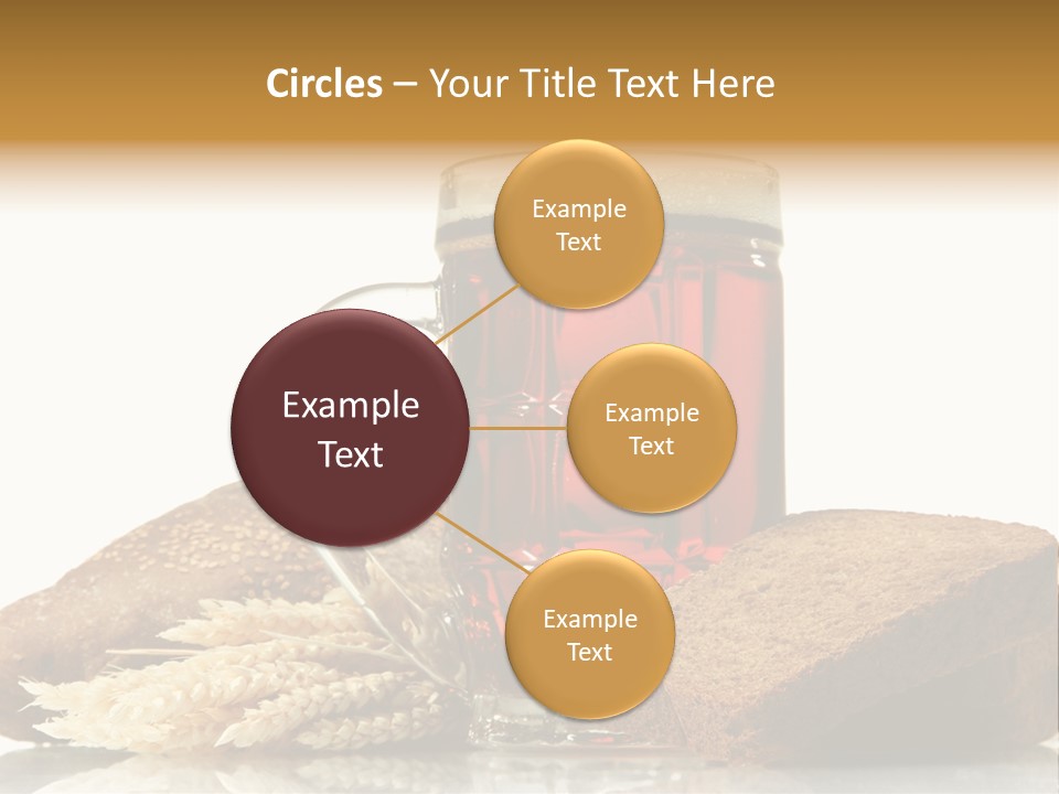 Bubble Brewery Glass PowerPoint Template