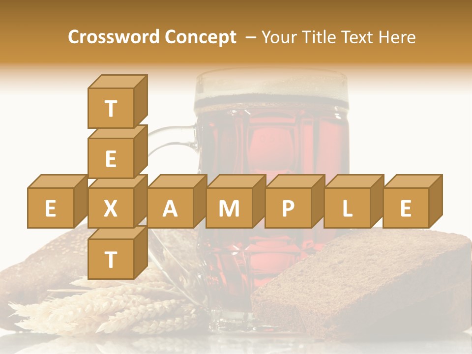 Bubble Brewery Glass PowerPoint Template