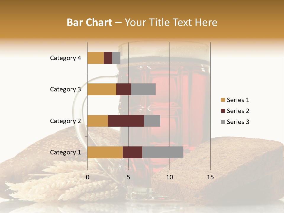 Bubble Brewery Glass PowerPoint Template
