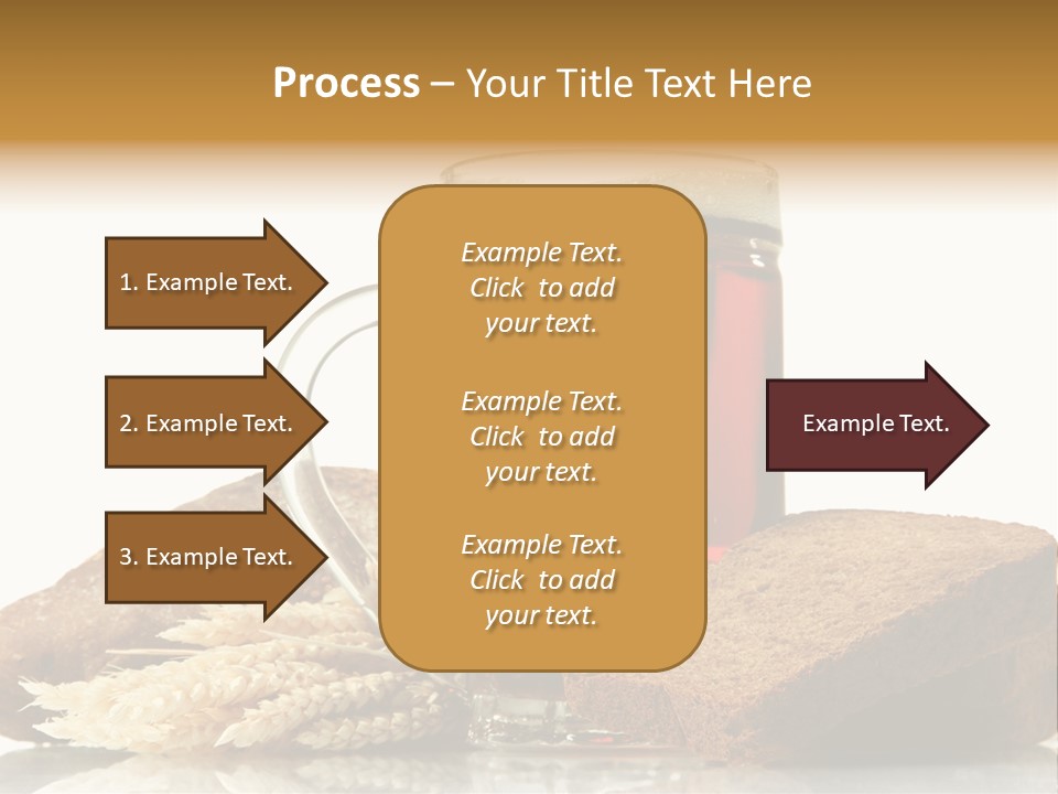 Bubble Brewery Glass PowerPoint Template
