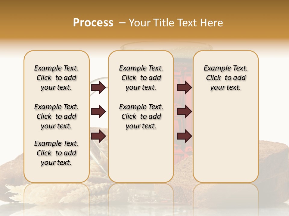 Bubble Brewery Glass PowerPoint Template