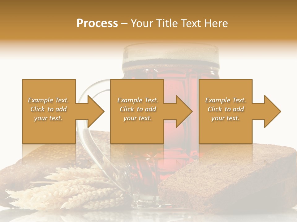 Bubble Brewery Glass PowerPoint Template