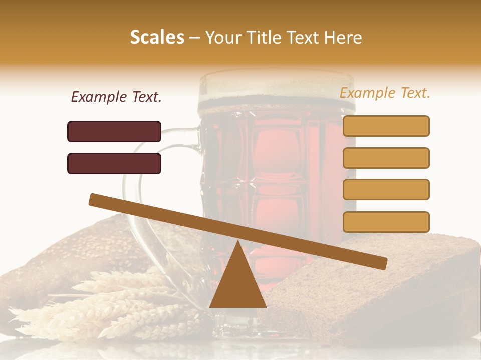 Bubble Brewery Glass PowerPoint Template