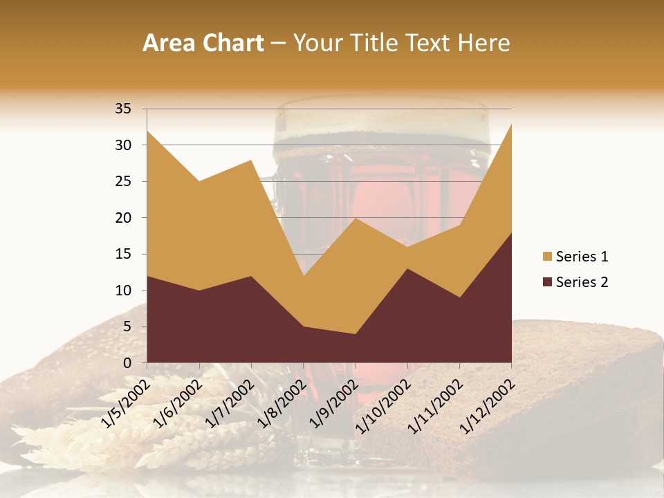 Bubble Brewery Glass PowerPoint Template