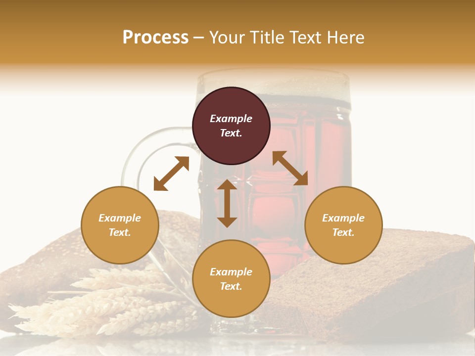 Bubble Brewery Glass PowerPoint Template