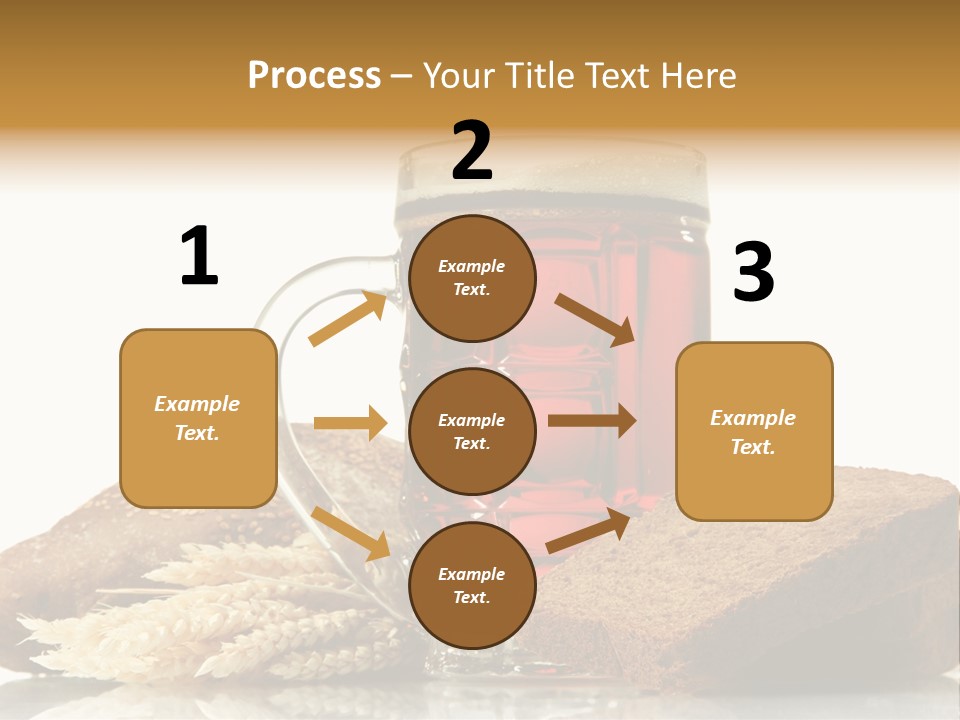 Bubble Brewery Glass PowerPoint Template