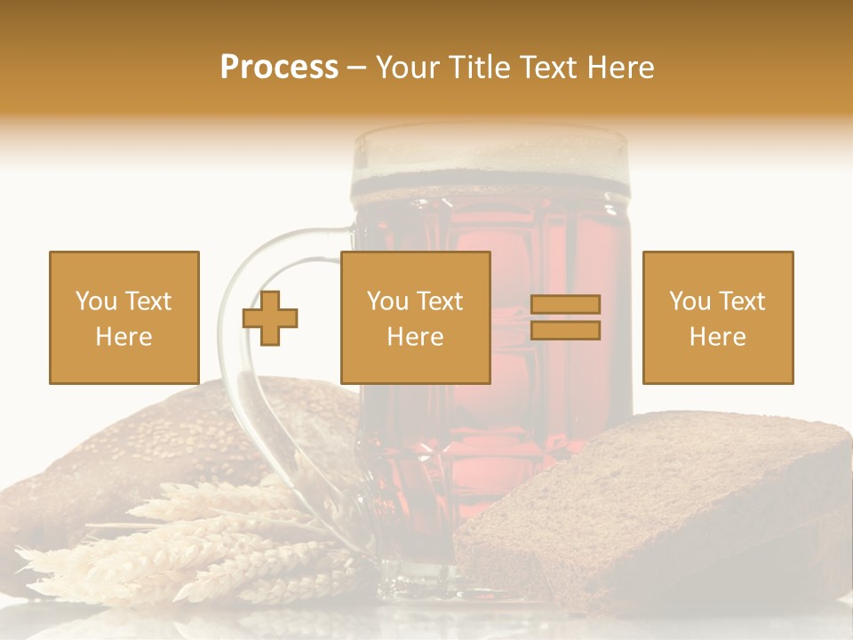 Bubble Brewery Glass PowerPoint Template