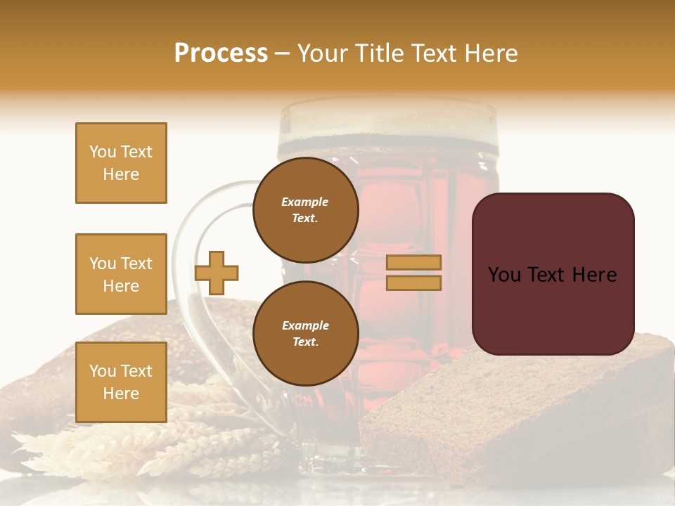 Bubble Brewery Glass PowerPoint Template