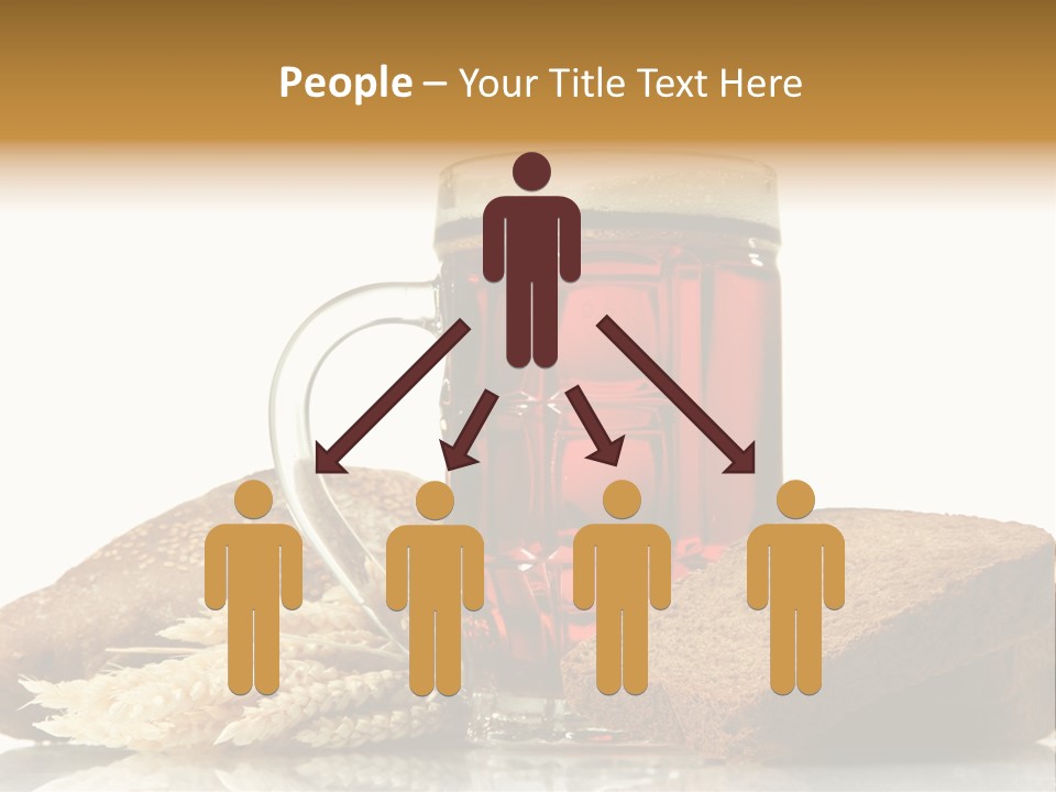 Bubble Brewery Glass PowerPoint Template