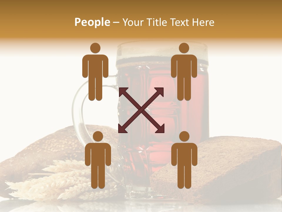 Bubble Brewery Glass PowerPoint Template