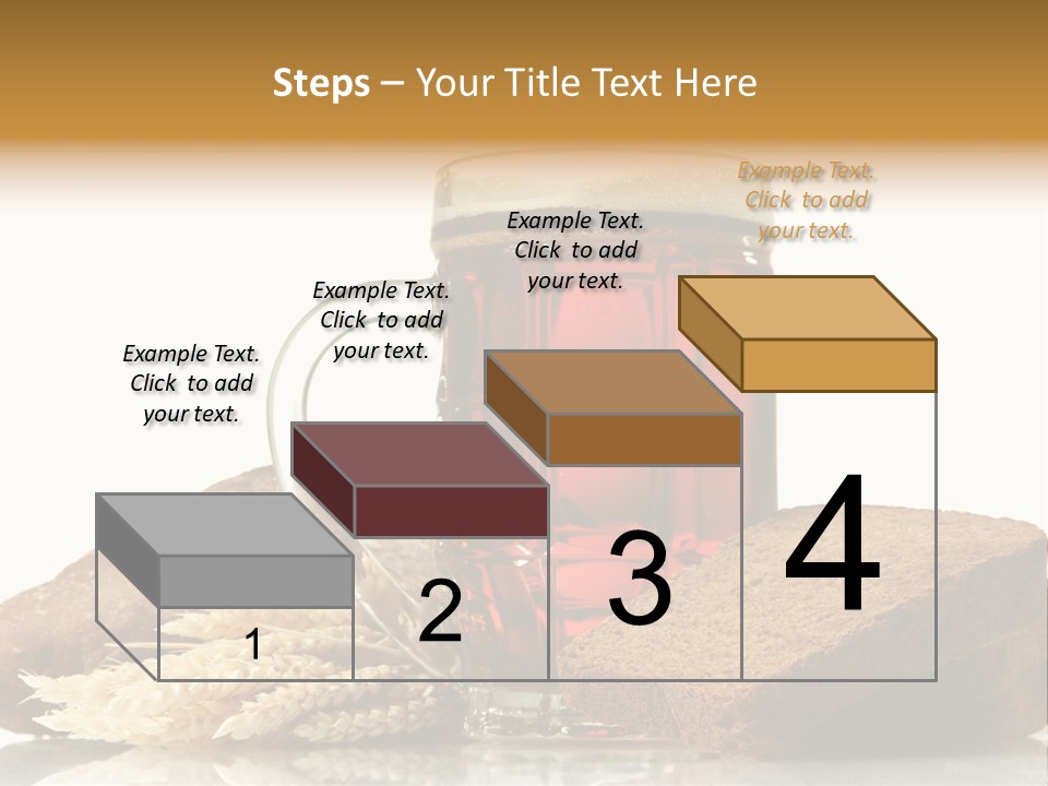 Bubble Brewery Glass PowerPoint Template