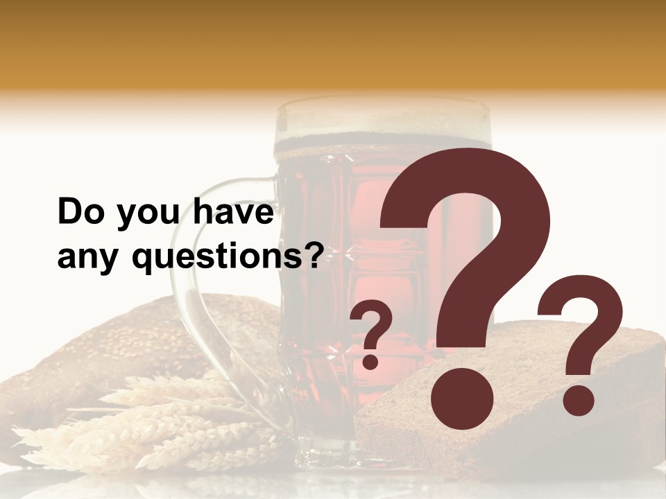 Bubble Brewery Glass PowerPoint Template