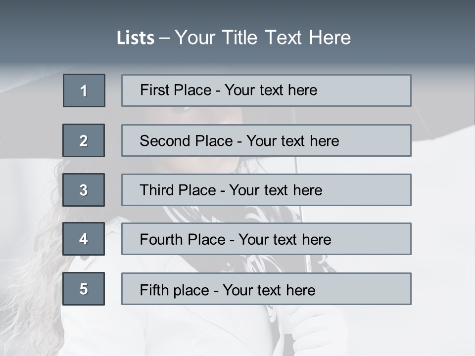 Coat Recollection Bag PowerPoint Template