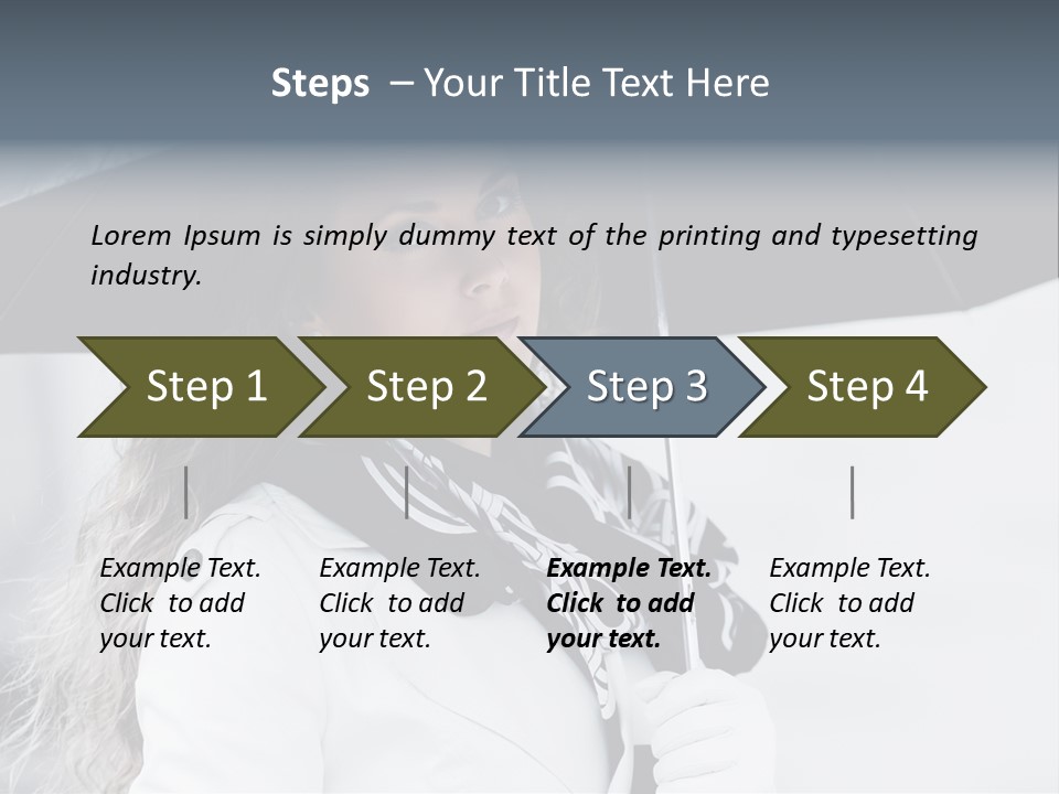 Coat Recollection Bag PowerPoint Template