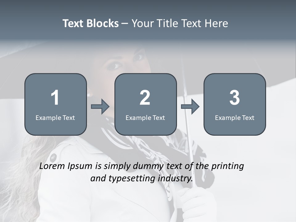 Coat Recollection Bag PowerPoint Template