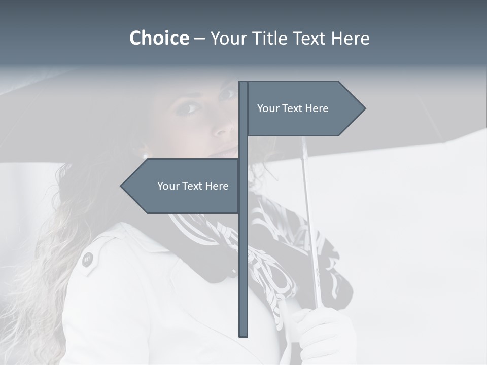 Coat Recollection Bag PowerPoint Template