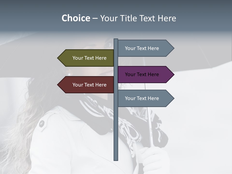 Coat Recollection Bag PowerPoint Template