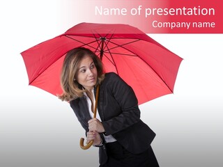 Success Caucasian Under PowerPoint Template