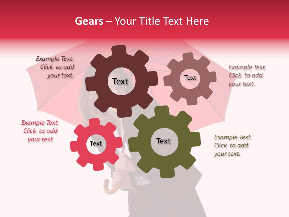 Success Caucasian Under PowerPoint Template