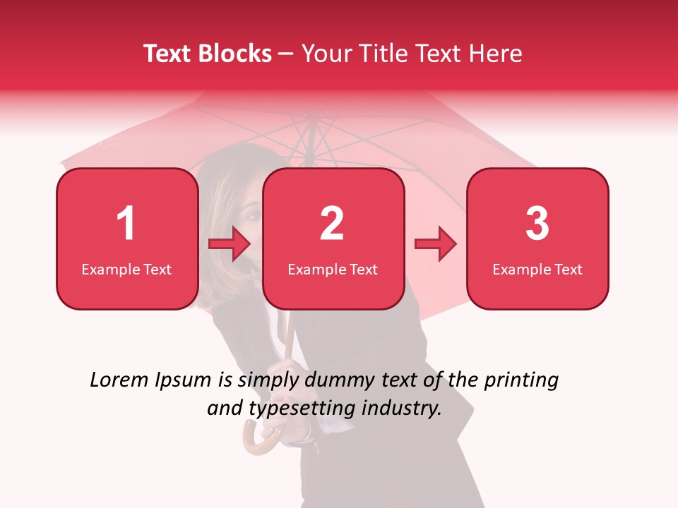 Success Caucasian Under PowerPoint Template