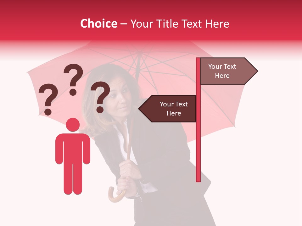 Success Caucasian Under PowerPoint Template