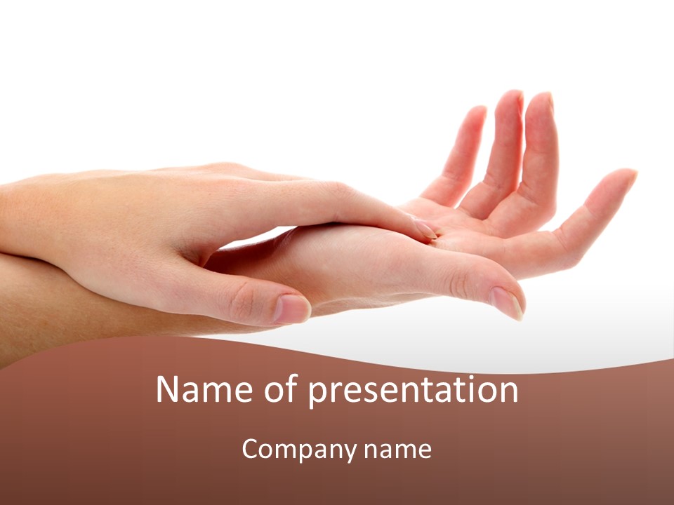 Manicure Sensitive Other PowerPoint Template