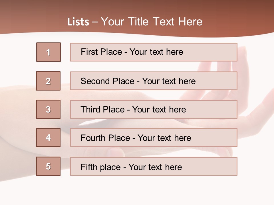 Manicure Sensitive Other PowerPoint Template