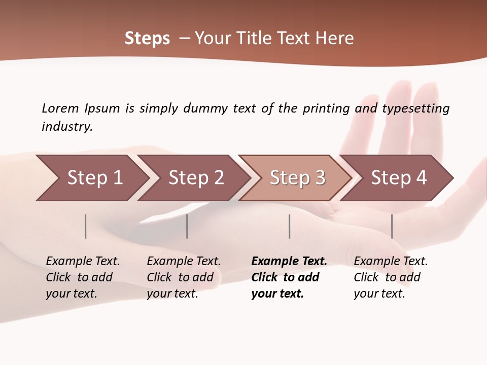 Manicure Sensitive Other PowerPoint Template