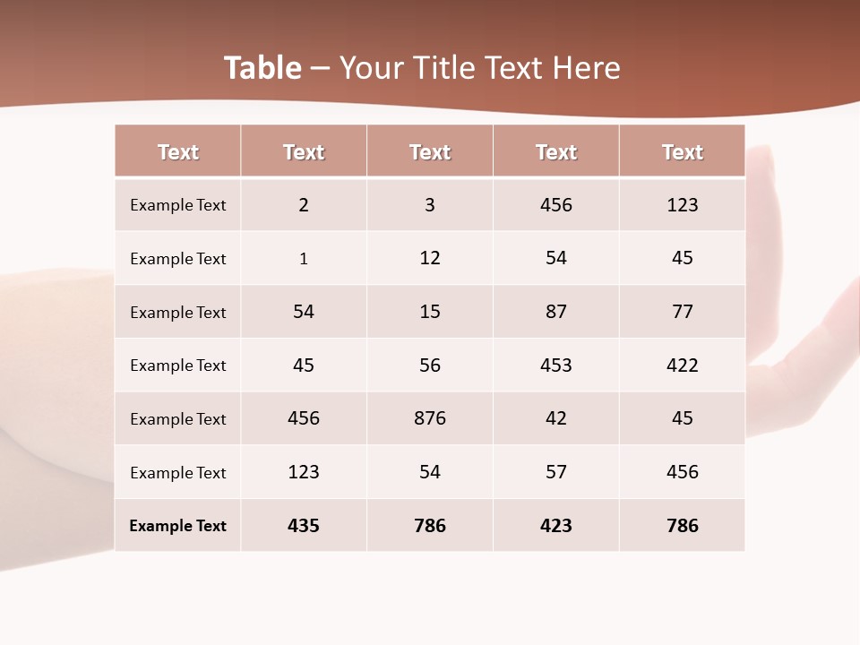 Manicure Sensitive Other PowerPoint Template