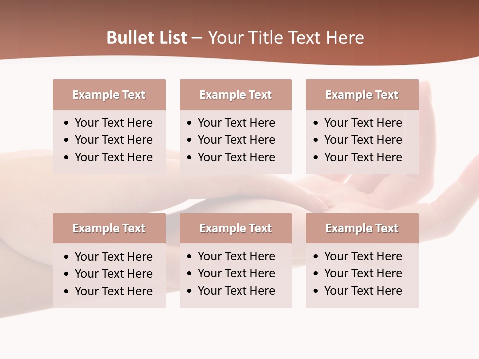Manicure Sensitive Other PowerPoint Template