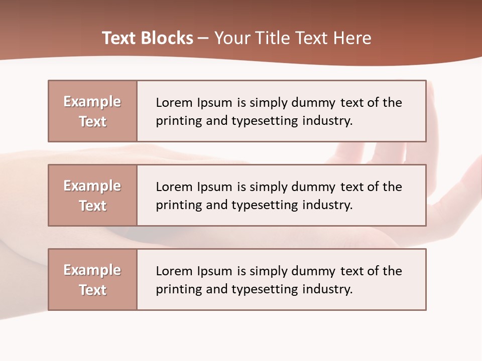 Manicure Sensitive Other PowerPoint Template