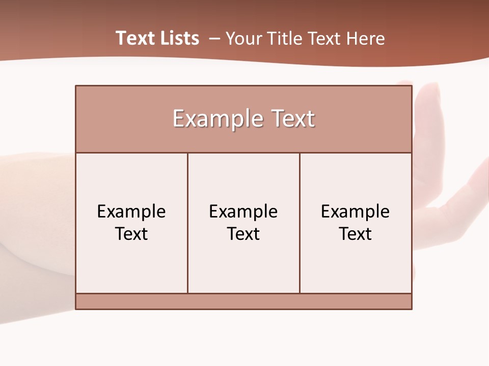 Manicure Sensitive Other PowerPoint Template