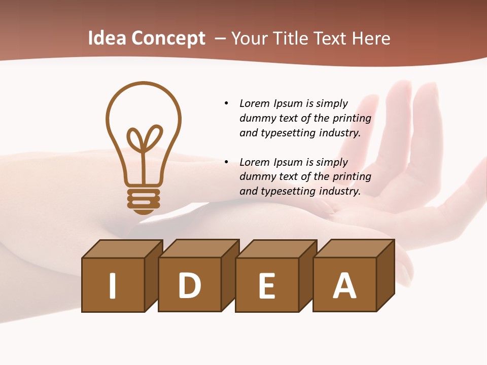 Manicure Sensitive Other PowerPoint Template