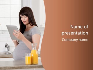 Brunette Lifestyle Third PowerPoint Template