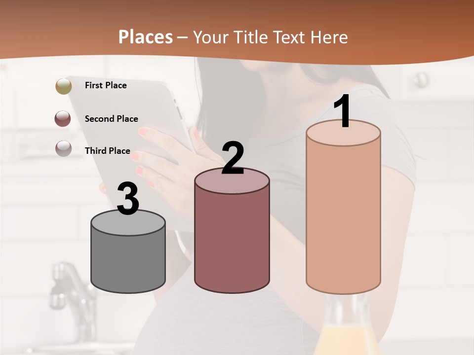 Brunette Lifestyle Third PowerPoint Template