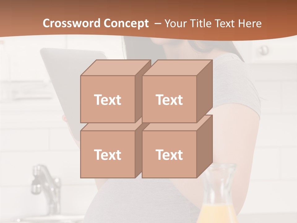 Brunette Lifestyle Third PowerPoint Template