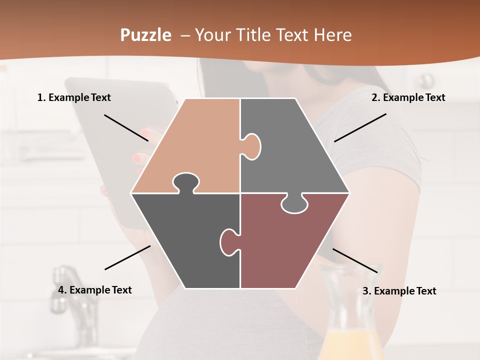 Brunette Lifestyle Third PowerPoint Template