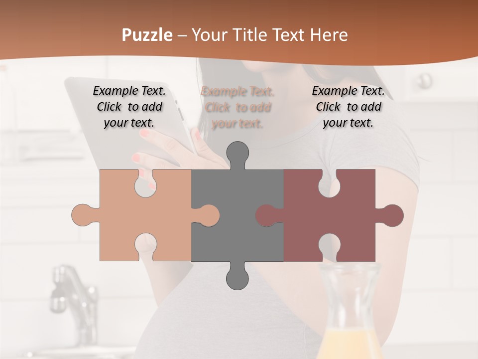 Brunette Lifestyle Third PowerPoint Template