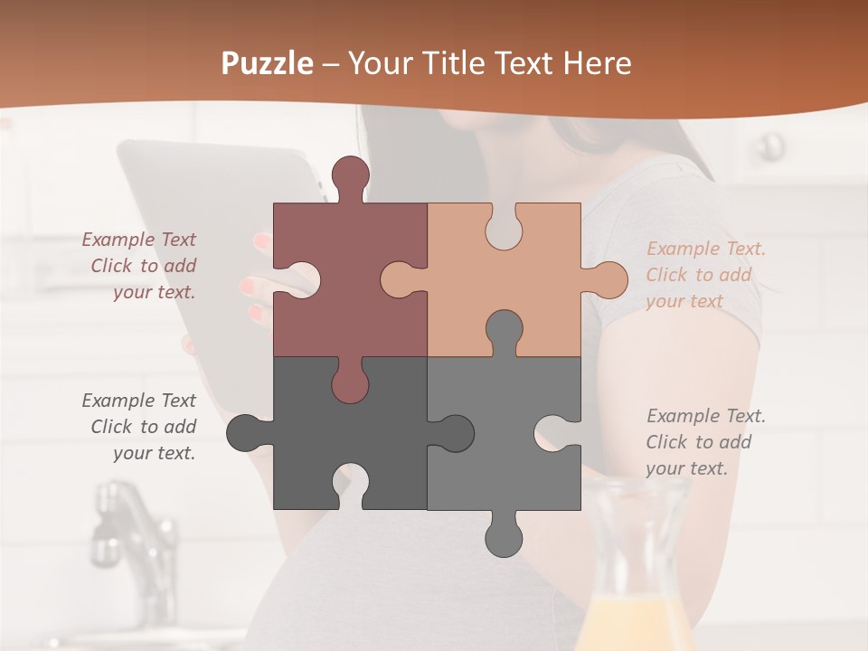 Brunette Lifestyle Third PowerPoint Template