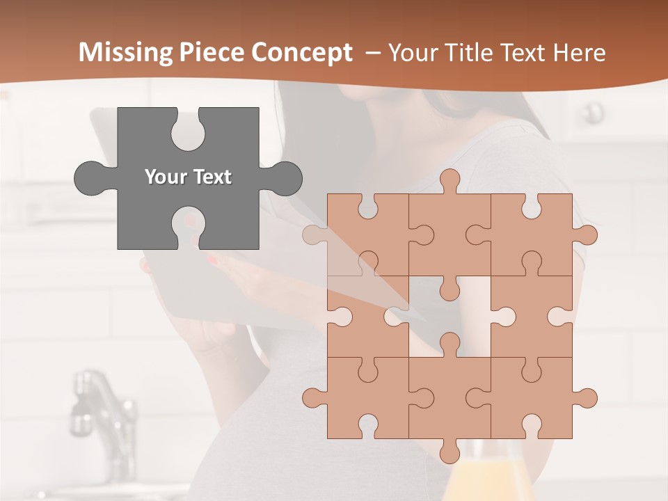 Brunette Lifestyle Third PowerPoint Template