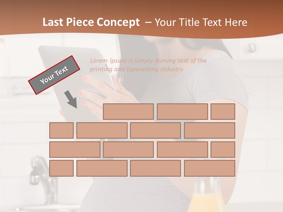 Brunette Lifestyle Third PowerPoint Template