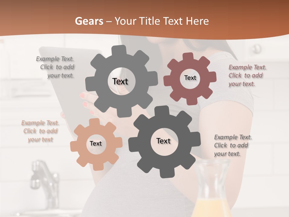 Brunette Lifestyle Third PowerPoint Template