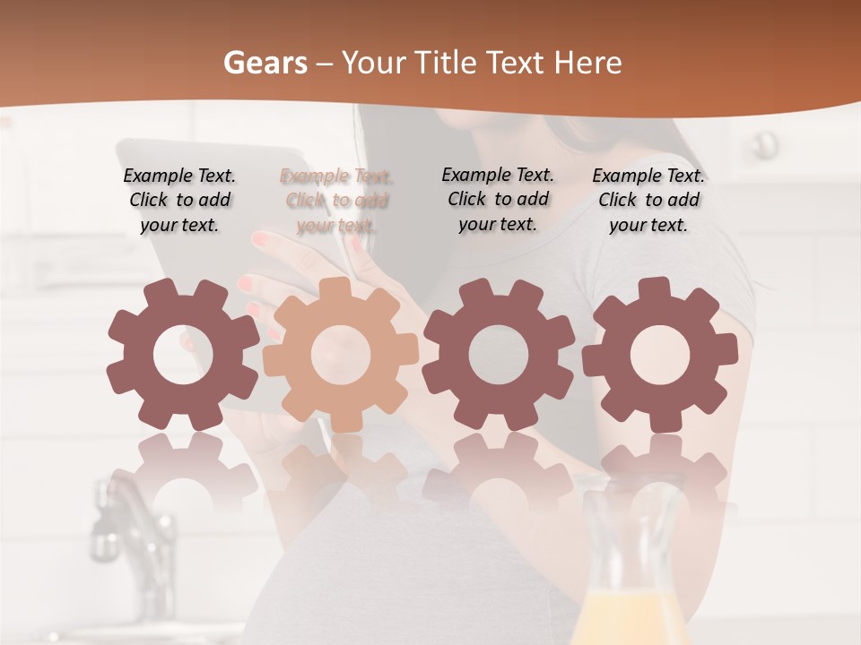 Brunette Lifestyle Third PowerPoint Template